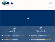Tablet Screenshot of mapa-mn.com